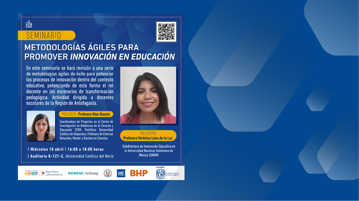 Territorio STEM Chile Norte realizará seminario sobre metodologías ágiles